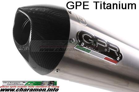 pot d'échappement  ligne 2 en 1 GPR pour husqvarna  410-610 TE-E  SMS Supermotard - Image 4